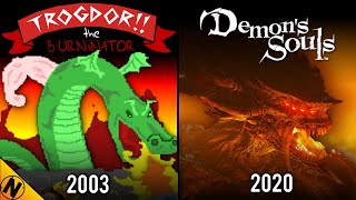 Trogdor The Burninator PC vs Demons Souls PS5  Direct Comparison [upl. by Hut628]