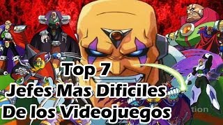 Top 7 Jefes Mas Dificiles de Los Videojuegos [upl. by Leizar]