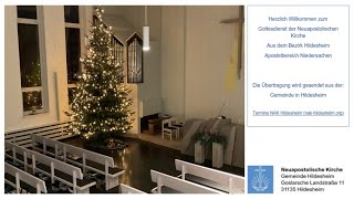 NAK Apostel Gottesdienst heute live aus der Gemeinde Hildesheim [upl. by Rosabel384]