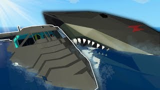 MEGALODON ATTACKS CRASHED PLANE  Stormworks Multiplayer Gameplay  Megalodon Attack Survival [upl. by Stepha]