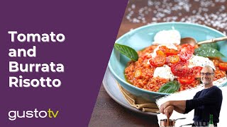 Tomato And Burrata Risotto  Bonacinis Italy [upl. by Caressa]