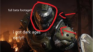 doom dark ages beta footage never seen before [upl. by Nylg]