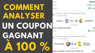 COMMENT ANALYSER UN COUPON ET VALIDER A 100 😱 INCROYABLE 😱 [upl. by Ardel]