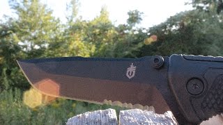 Gerber Decree Tactical Folding Knife Everyday Carry Tactical Look [upl. by Haney650]