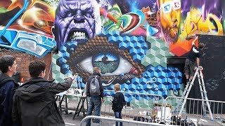 Upfest 2017  Europes Largest Street Art And Graffiti Festival  Over 200 artists [upl. by Sherourd633]