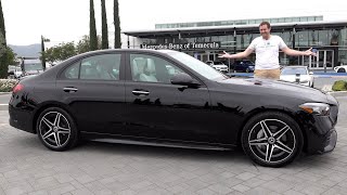 The 2022 MercedesBenz CClass Is Surprisingly Luxurious [upl. by Eseuqcaj190]