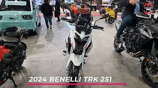 All New 2024 Benelli TRK 251  Details  Walkaround  4K [upl. by Anoval739]