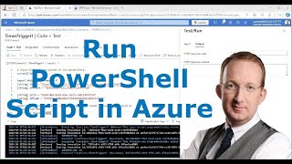 Run Scheduled PowerShell Script in Azure [upl. by Lleraj]