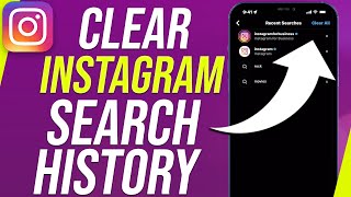 How To Clear Instagram Search History  2023 Update [upl. by Stoops343]