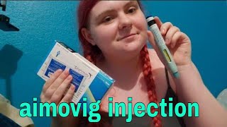 facing medical Trauma  aimovig injection and migrain update [upl. by Triplett]