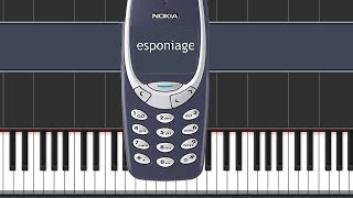 Nokia 3310 collection♥♥Espionage♥♥Synthesia tutorial [upl. by Aillicec456]