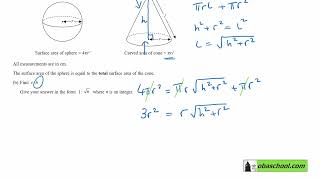 Edexcel GCSE Maths past papers November 2022 Non calculator Paper 1 Higher Q24 [upl. by Srini]