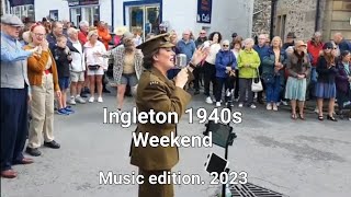 Ingleton 1940s weekend 2023 1940s music edition [upl. by Ainud111]