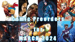 Comic Countdown  DC Preorder List for March 2024 [upl. by Etolas]