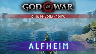 God of War Guia de Zonas 100  Alfheim [upl. by Melac641]