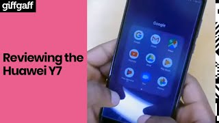 Huawei Y7  Phone Review  giffgaff [upl. by Wallinga]