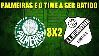 PALMEIRAS E O TIME A SER BATIDO NETO PALMEIRAS 3 X 2 INTER DE LIMEIRA ANIBAL MORENO JOGOU MUITO [upl. by Annohs]