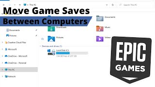 How to Transfer Epic Games Save Files [upl. by Base819]