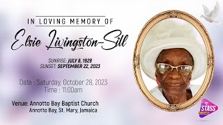 Thanksgiving Service for the Life of Elsie LivingstonSill [upl. by Marou848]