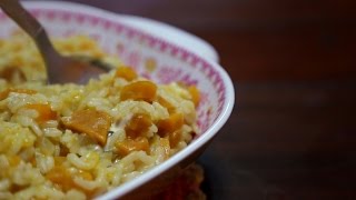 ¿Hay algo rico Risotto de calabaza y queso azul [upl. by Ap]