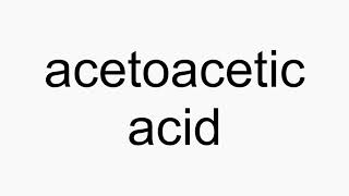 How to Pronounce Docosahexaenoic Acid [upl. by Noirod278]