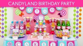 Candy Birthday Party Ideas  Candyland  B39 [upl. by Yeta957]