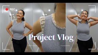 Vlog  Finish a 15 year old UFO with me Underlace Top [upl. by Manon669]