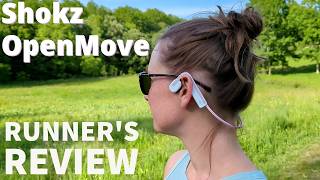 Shokz OpenMove Open Air Headphones  Runners Review [upl. by Nagiam]