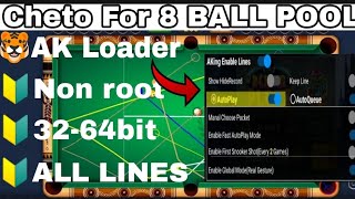 8 BALL POOL HACK 🔥 8 BALL POOL CRACK AK LOADER CHETO 🔥 FOR FREE 😳 [upl. by Vlada241]