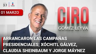 Ciro Gómez Leyva en Imagen Noticias  Programa Completo 01MARZO2024 [upl. by Abisia]