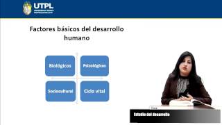 UTPL ESTUDIO DEL DESARROLLO PSICOLOGÍAPSICOLOGÍA DEL DESARROLLO I [upl. by Kokoruda]