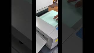 压痕机indenting machine book cover indentationbooktube printing postpress finishing [upl. by Aihsa]