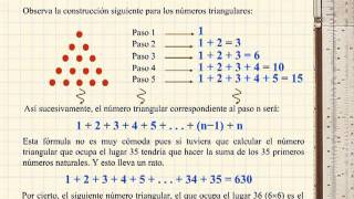 Números triangulares [upl. by Itaws]