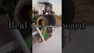 Real vs cardboard 👑 😤 👌 😳 😏 😎 automobile jonedeere keşfet newholand kesfet newhollend agri [upl. by Aleac]