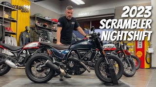 2023 Scrambler Ducati Nightshift  AMSDucatiDallas [upl. by Enileda37]