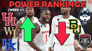 College Basketball POWER RANKINGS New 1 Dannyology 35 Week 17 [upl. by Noma]