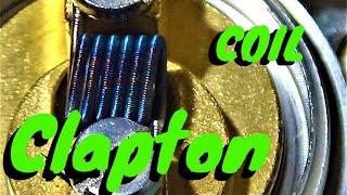 The Clapton Coil – Clapton Coil for small atomizer  GEORGE MPEKOS [upl. by Cerelia]