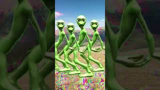 Dame tu cosita green alien dancemusic funny dance comedy calmdown shorts yt colors [upl. by Kinzer907]