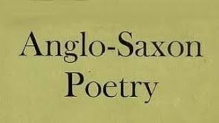 AngloSaxon Poetry [upl. by Tawsha]