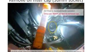 How to change 2006 Volvo S40 2 4i Oil amp Filter [upl. by Ekud848]