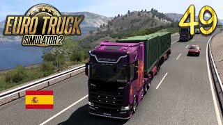 J49 NOUVELLE remorque PORTECONTENEURS BITRAIN avec mon SCANIA en Espagne  Euro Truck Simulator 2 [upl. by Imiaj409]