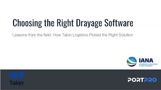 Choosing the Right Drayage Software for Your Business How Talon Logistics Picked the Right Solution [upl. by Morse600]