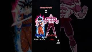 Goku ultra instinct vs Jiren [upl. by Newmark]