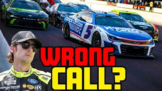 Did NASCAR Make the Wrong Overtime Call at Indy [upl. by Sirrot]