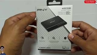 Unboxing SSD PNY CS900 25 SATA III 480GB [upl. by Niela]