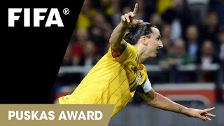 Zlatan Ibrahimović Bicycle Kick Goal  FIFA Puskas Award 2013 WINNER [upl. by Lynus]