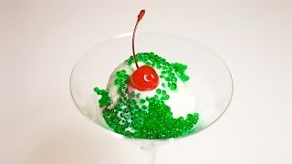 Molecular Gastronomy  Mint Caviar Recipe [upl. by Dora170]