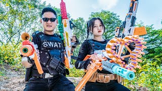 LTT Game Nerf War  Warriors SEAL X Nerf Guns Fight Boss Crime Mr Zero Daring Escape Plan [upl. by Letnoj]