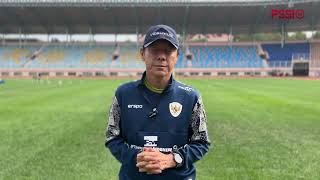 Komentar Coach Shin Saat Latihan Perdana di Tiongkok [upl. by Furlani]