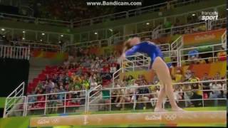 Amy Tinkler GBR Qual BB Olympics Rio 2016 [upl. by Kellyann]